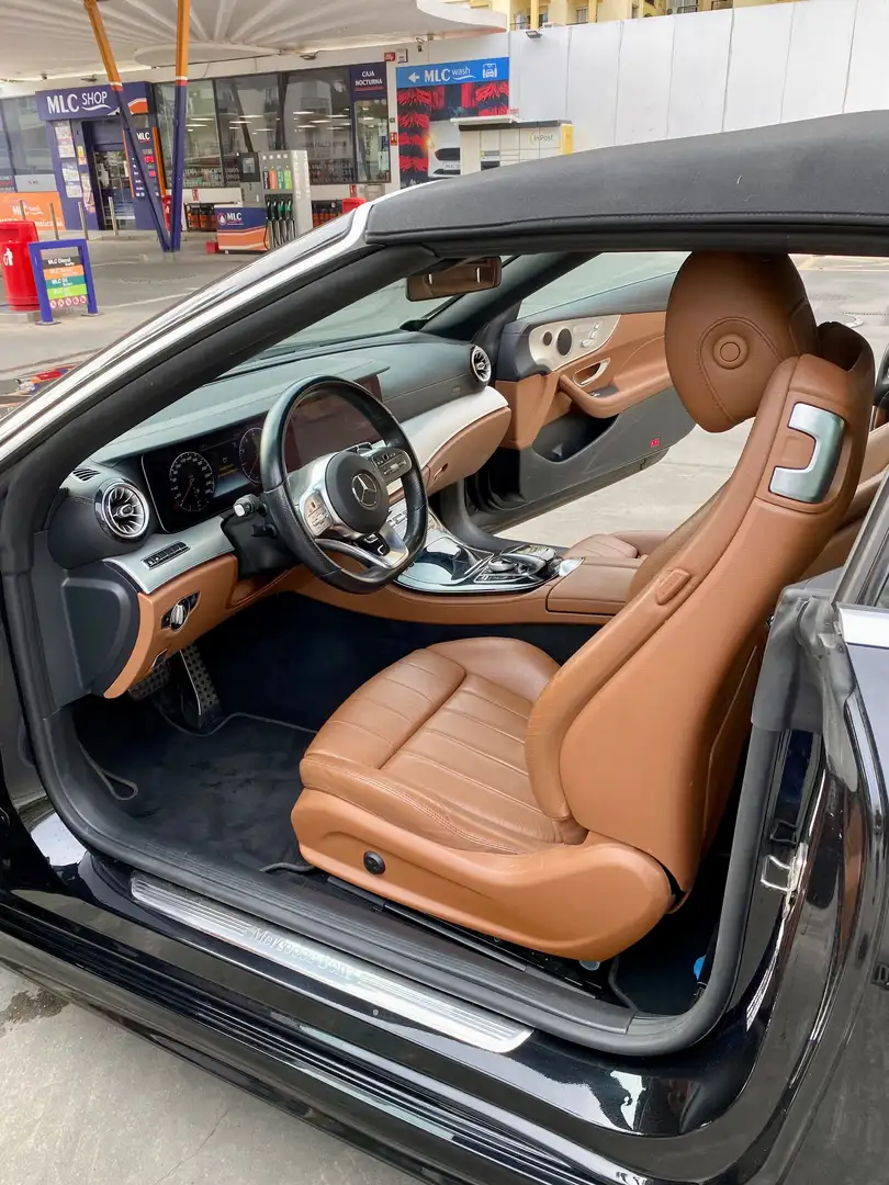 Mercedes-Benz E 450 E Cabrio 450 4Matic 9G-Tronic Zwart - 2