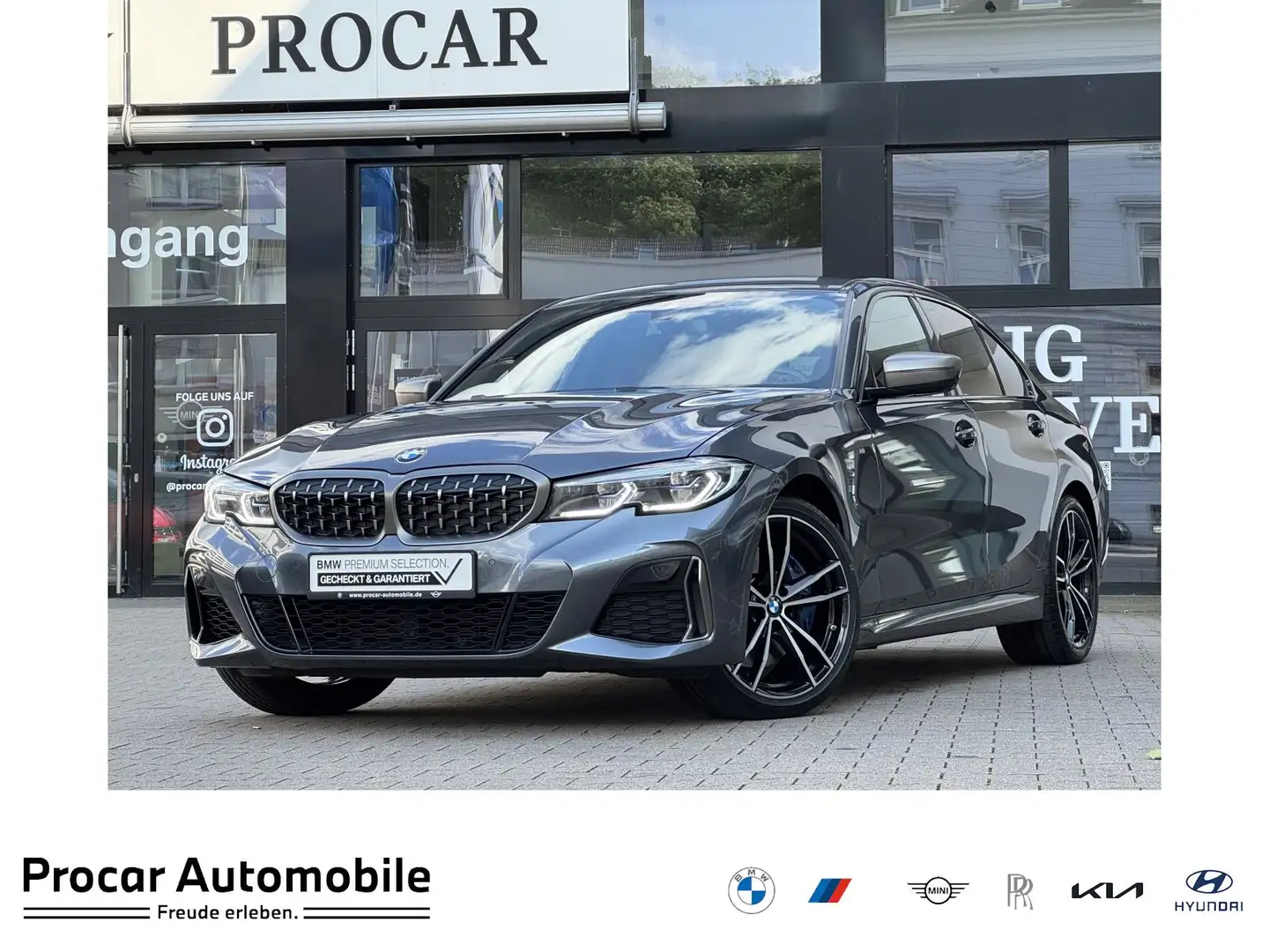BMW 340 M340d xDrive Laser DA PA RFK HuD HiFi 19"LM Grau - 1