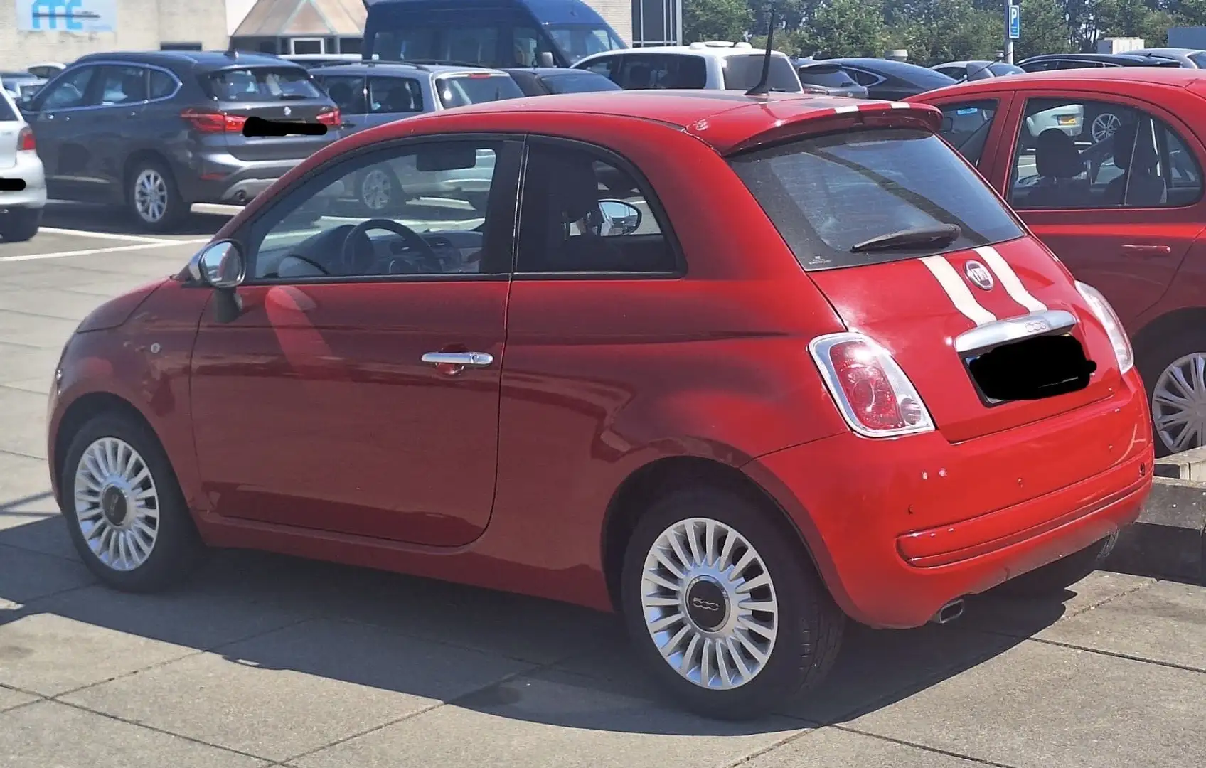 Fiat 500 1.2 Street 69cv OK Neopatentati Rosso - 2