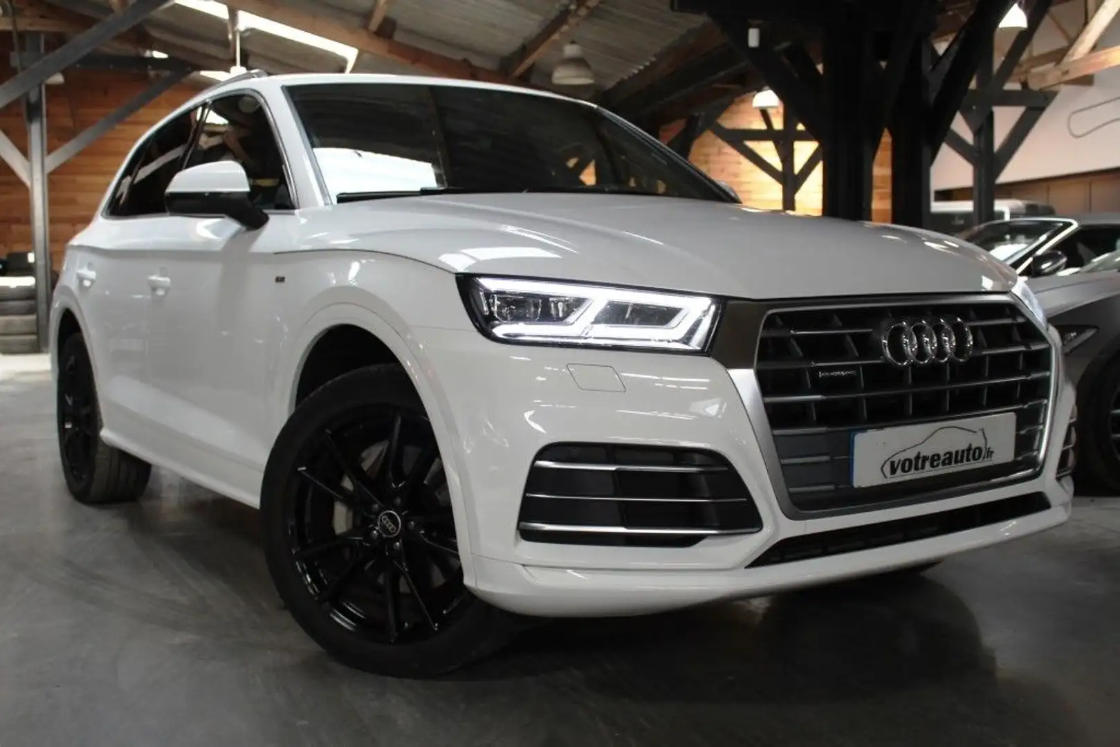 Audi Q5 II 50 TFSIE 299 QUATTRO S LINE S TRONIC 7 Blanc - 1
