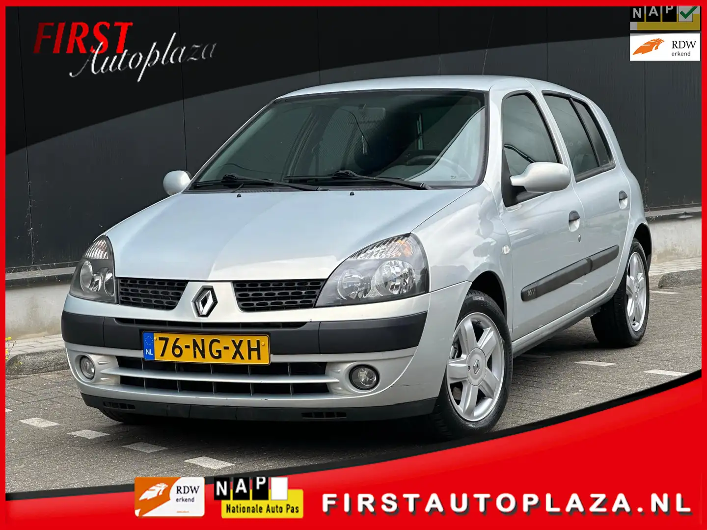 Renault Clio 1.2-16V Dynamique 5-DEURS AIRCO | NETTE INRUILKOOP Grijs - 1