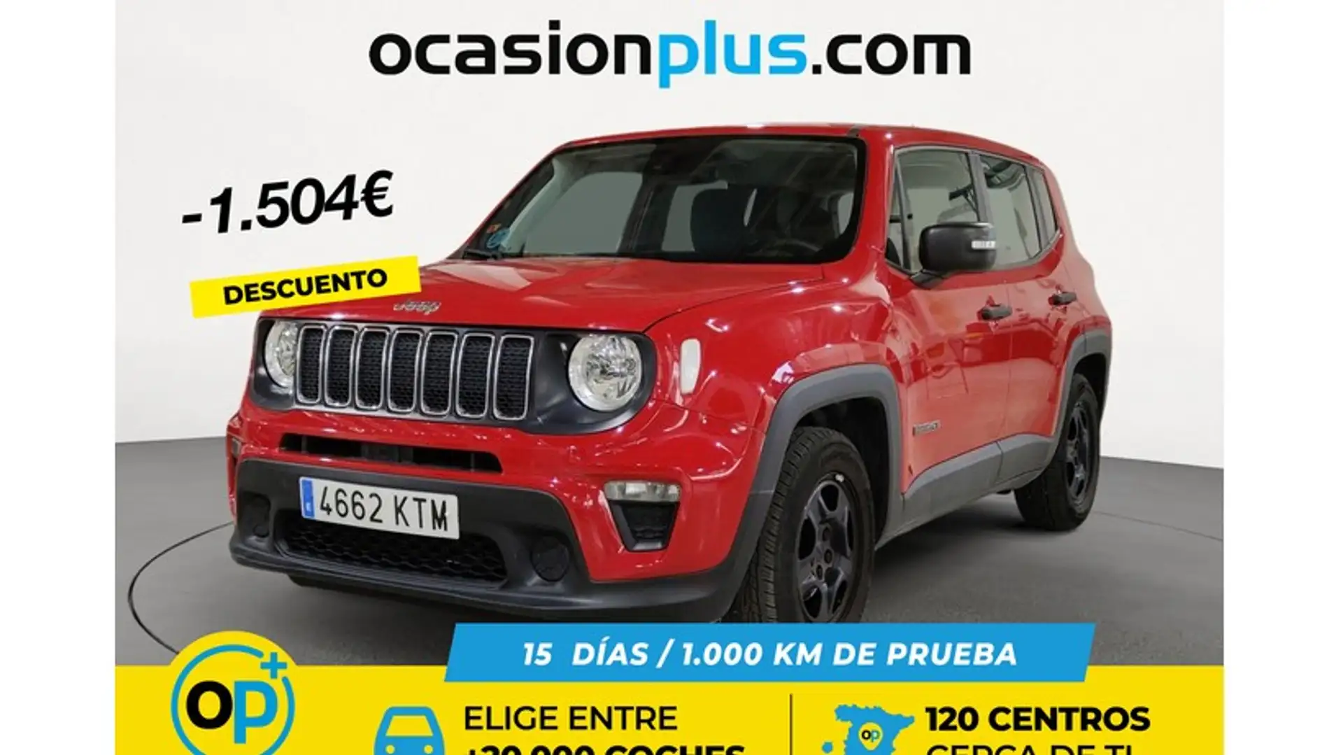 Jeep Renegade 1.0 Sport 4x2 Rojo - 1