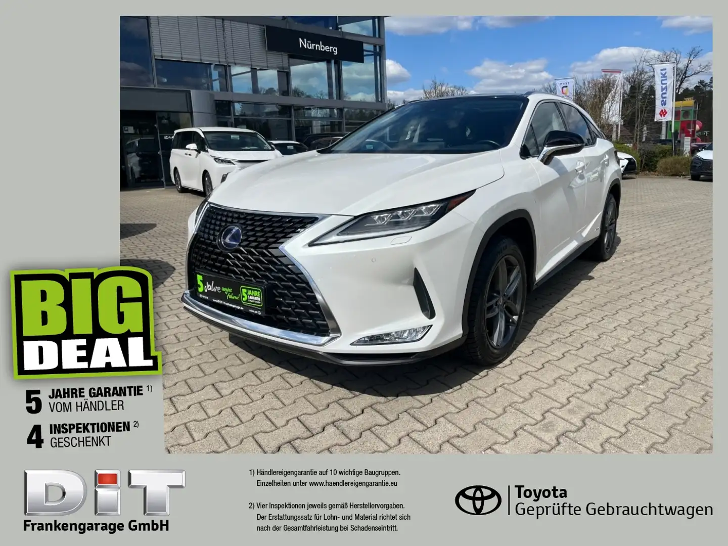 Lexus RX 450h E-Four Style Edition Kamera, LED, DAB Blanc - 1