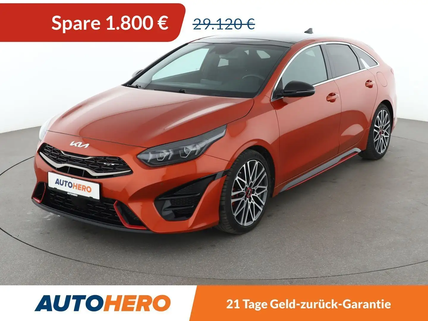 Kia ProCeed / pro_cee'd 1.6 TGDI GT Aut*NAVI*LED*ACC*CAM*PDC*SHZ* Orange - 1