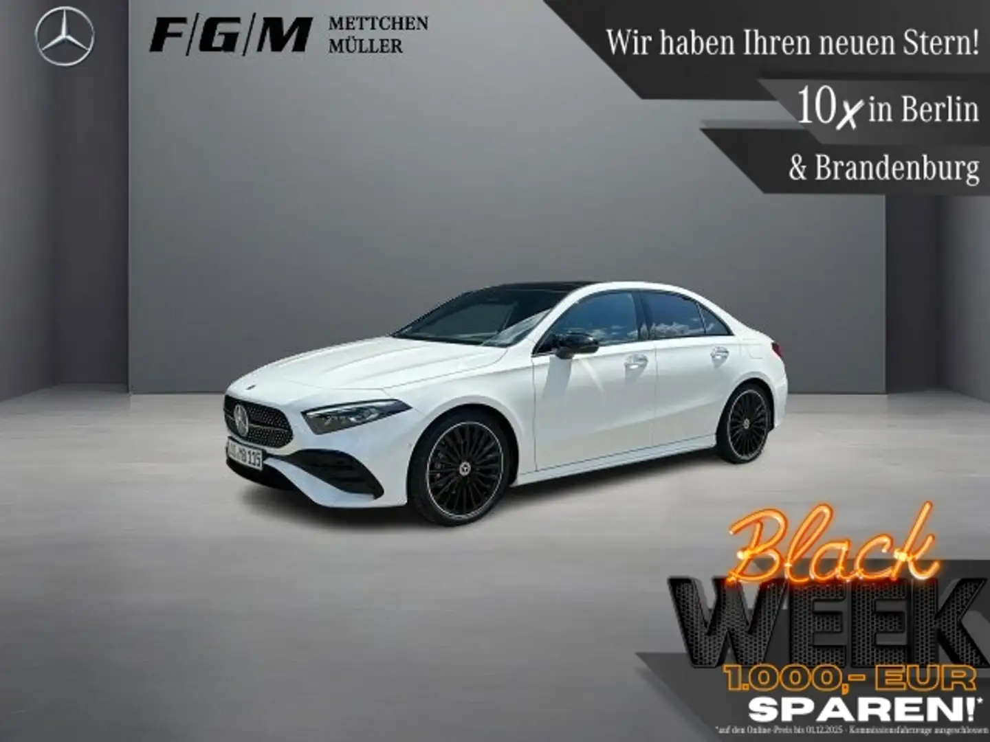 Mercedes-Benz A 200 AMG Line KeyGo|MBeam|S-Dach|Standhz|TWA Weiß - 1