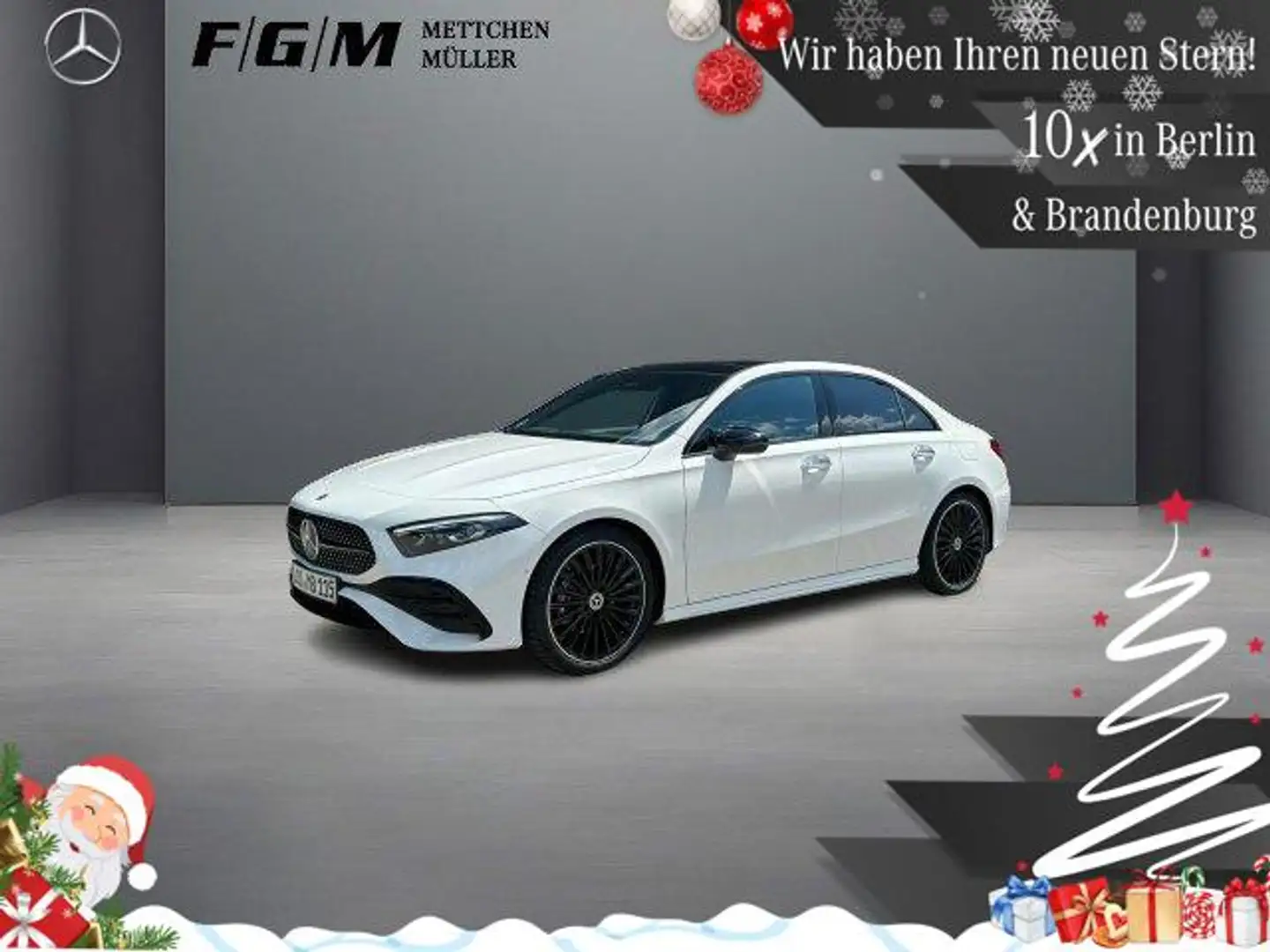 Mercedes-Benz A 200 AMG Line KeyGo|MBeam|S-Dach|Standhz|TWA Weiß - 1