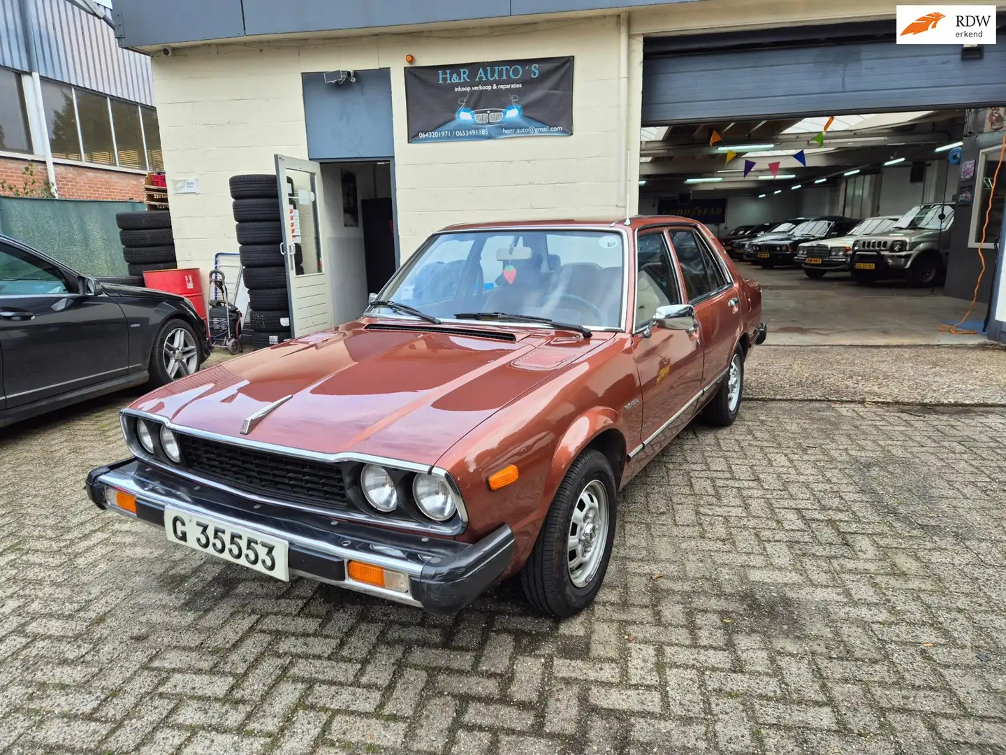 Honda Accord 1.6 sedan, 1e eigenaar ** 98000 km Bruin - 1