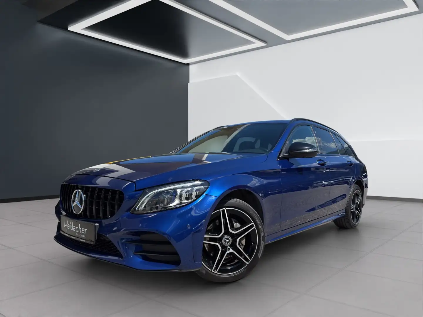 Mercedes-Benz C 220 d 4MATIC T-Modell PTS Shz Ambi Mbeam eHeck Blau - 2
