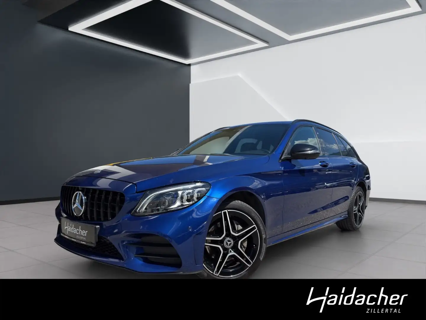 Mercedes-Benz C 220 d 4MATIC T-Modell PTS Shz Ambi Mbeam eHeck Blau - 1