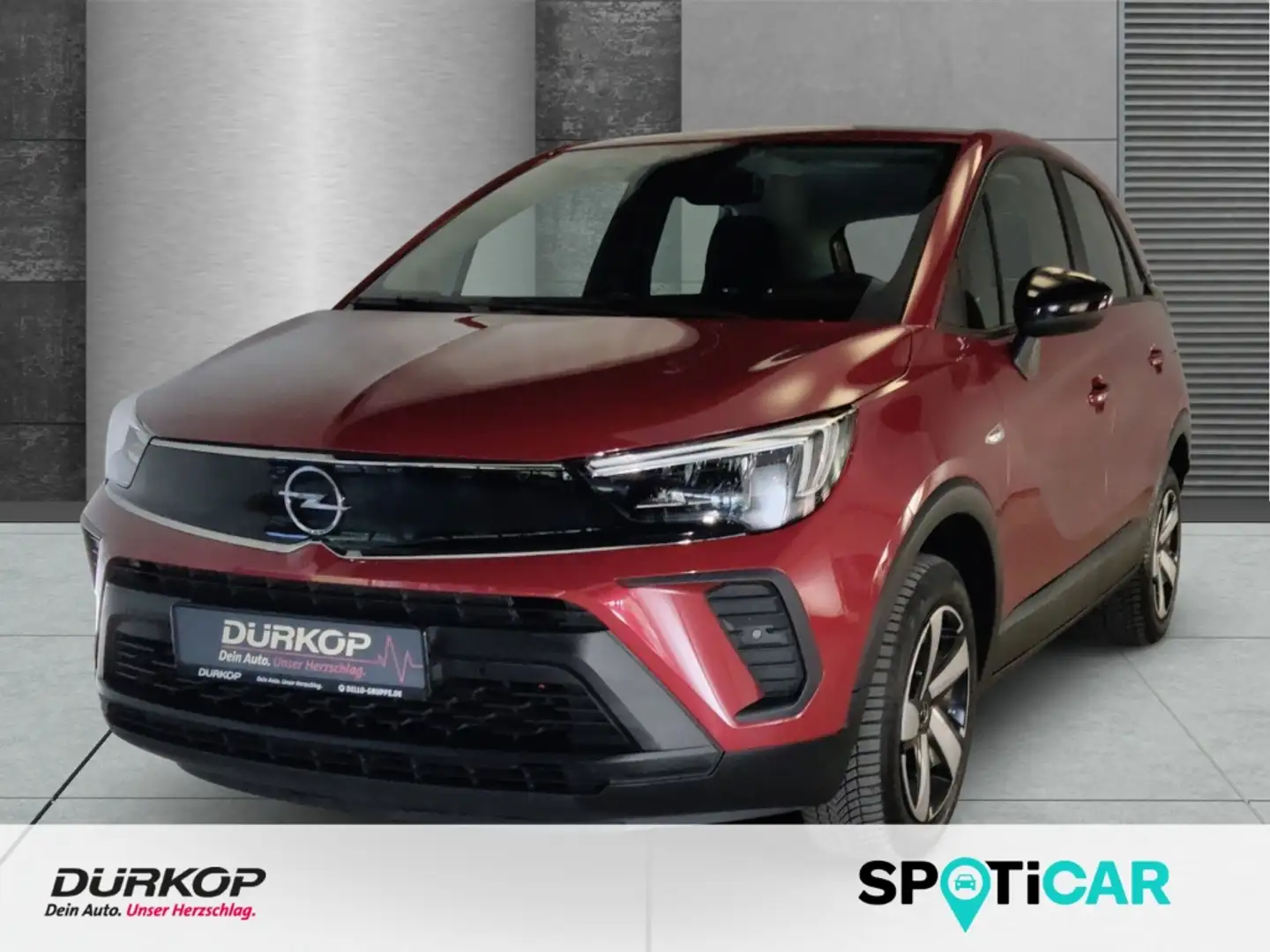 Opel Crossland 1.2 Enjoy Automatik Navi Klima Sitzheizung Metalli Rot - 1