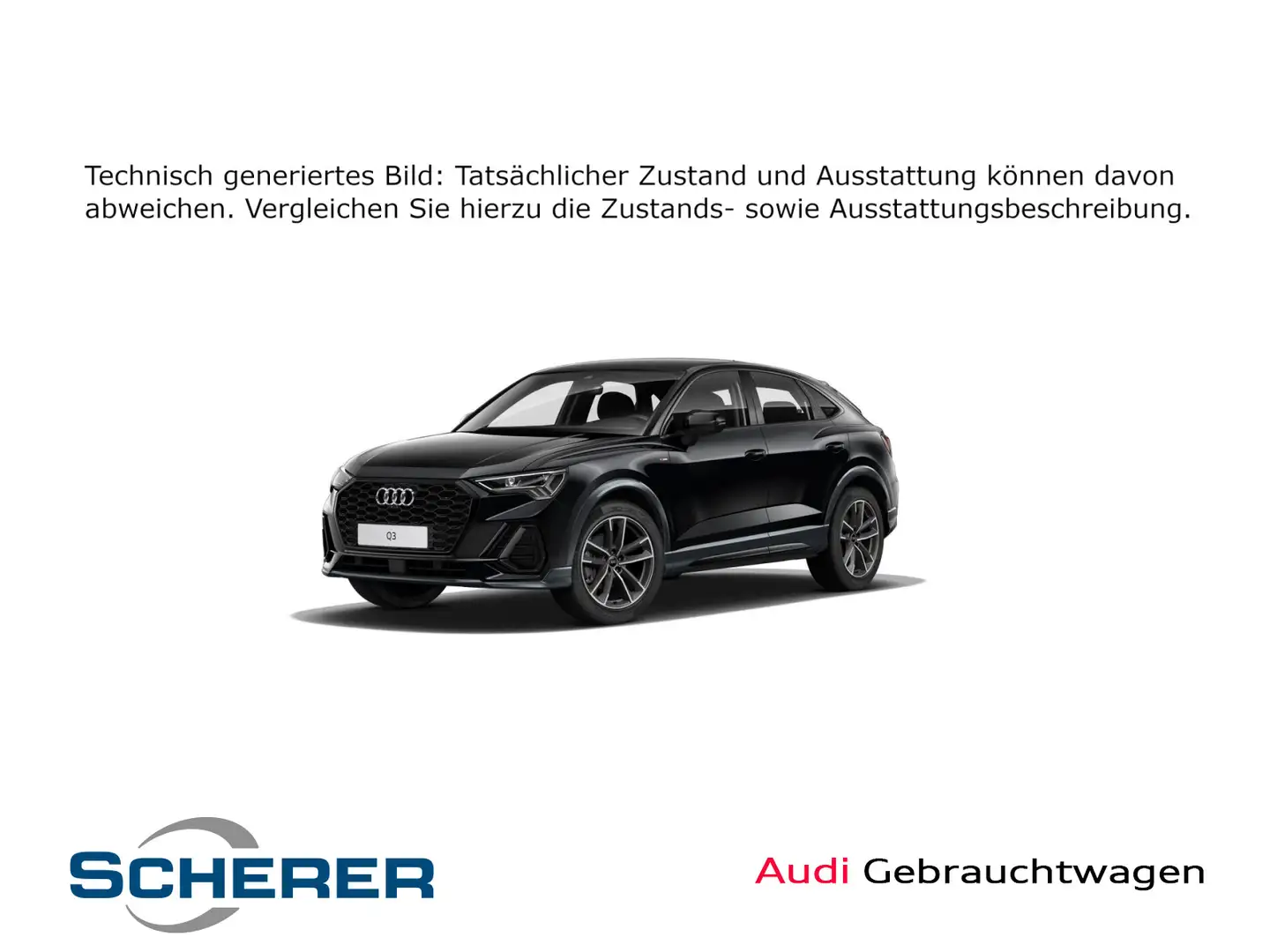 Audi Q3 35 TFSIe LED PANO KAMERA NAVI PDC S Schwarz - 1