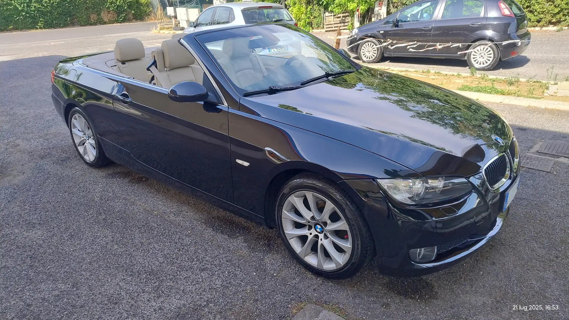 BMW 320 Serie 3 E93 Cabrio 320d Cabrio Futura Negro - 1