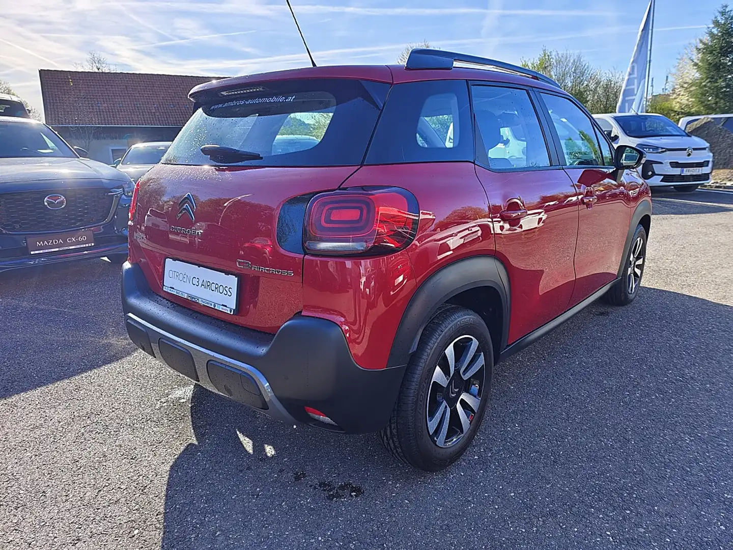 Citroen C3 Aircross BlueHDi 120 S&S EAT6 Automatik Feel Rot - 2