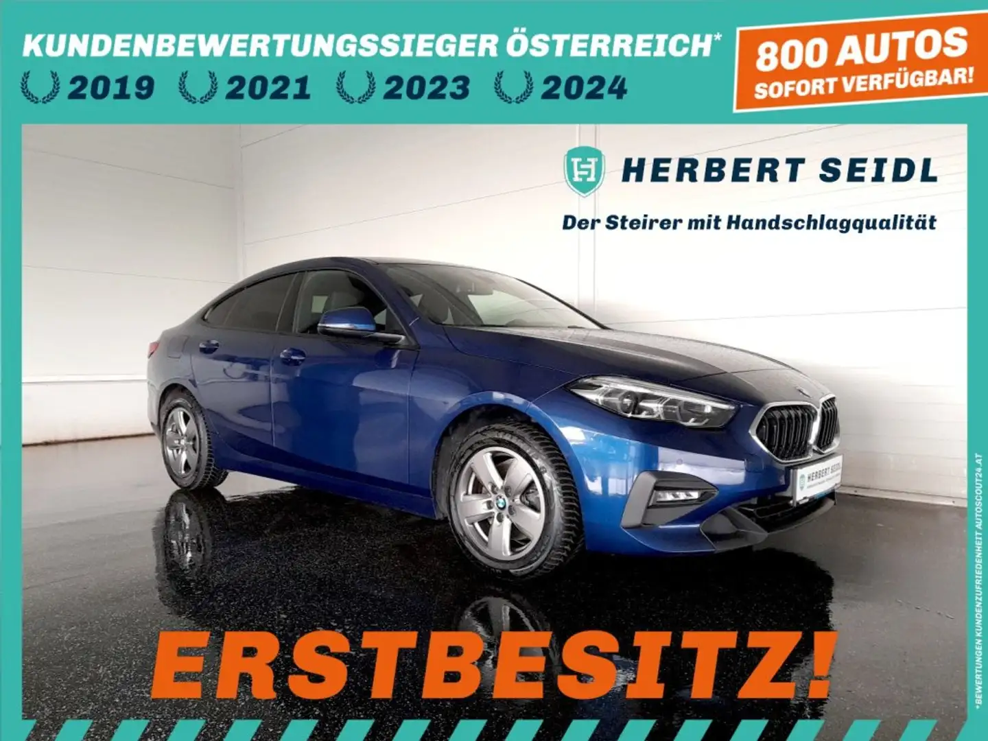 BMW 216 d Gran Coupe Aut *M-SPORT INNEN / LED ADAPTIV / LIVE COCKPIT PROF / NAVI / KAMERA / DACHHIMMEL SCHWARZ* Azul - 1