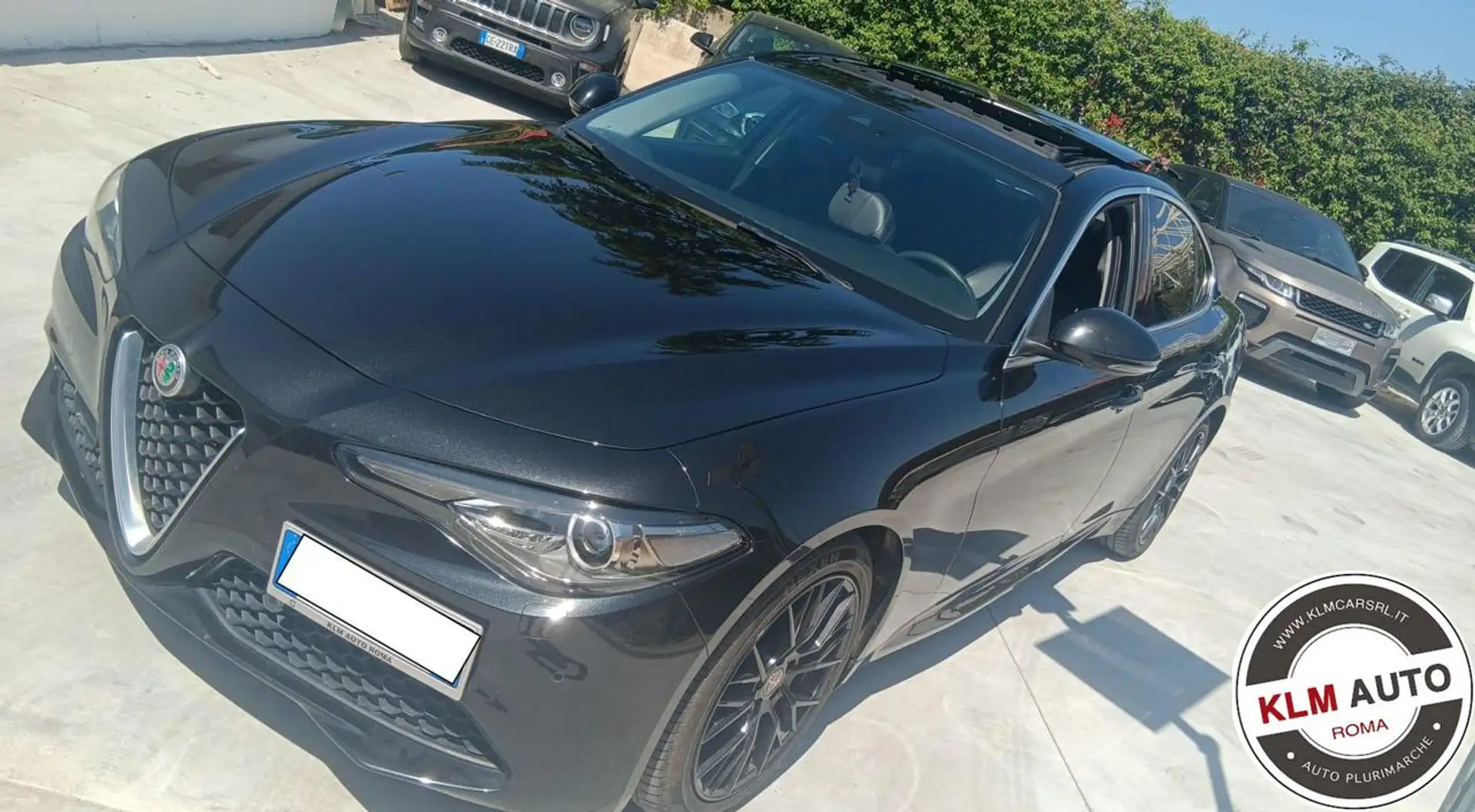 Alfa Romeo Giulia 2.2 Turbodiesel 180 CV AT8 SUPER TETTO PANORAMICO Negru - 1