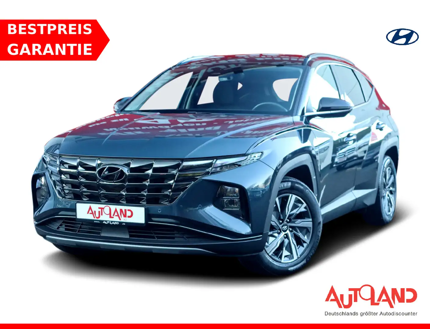 Hyundai TUCSON 1.6 Trend Mild-Hybrid 4WD DCT AWD ACC LED Bleu - 1