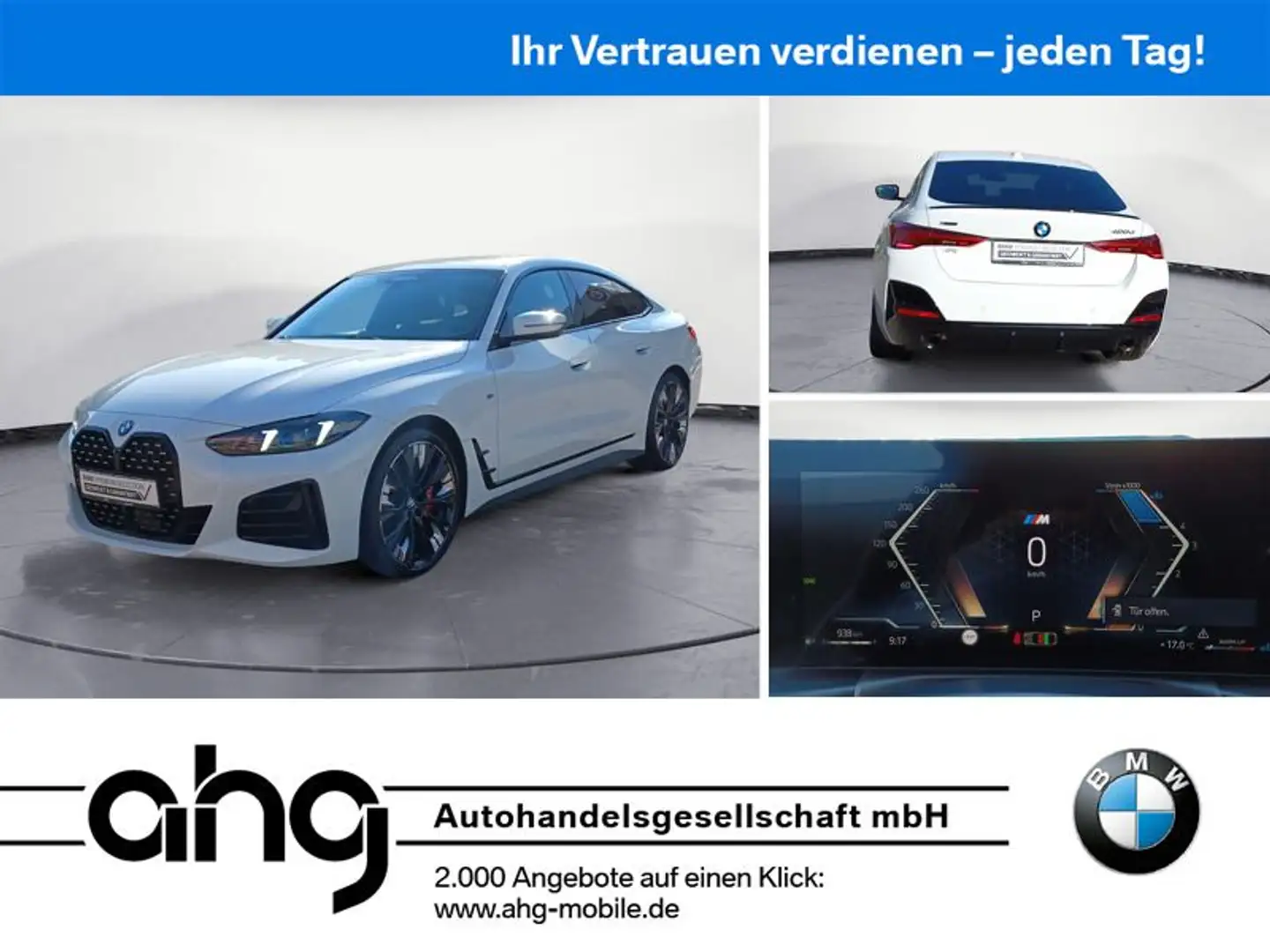 BMW 420 *MSport*Memory*Navi*Kamer Blanc - 1