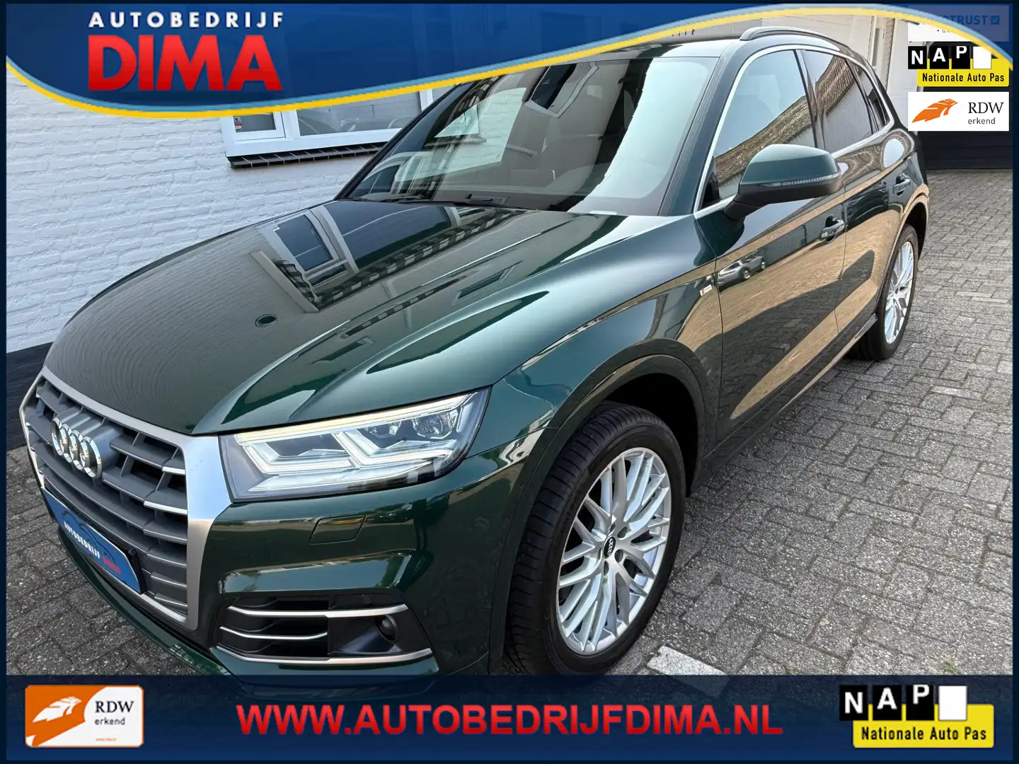 Audi Q5 2.0 TFSI quattro Sport Pro Line S-Line/ Virtual Co Groen - 1