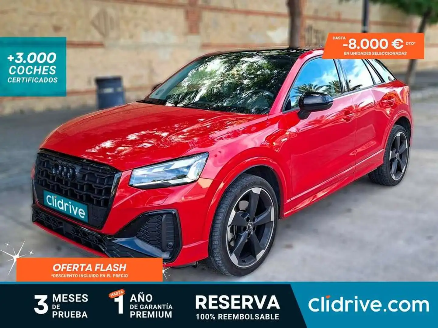 Audi Q2 35 TDI Black line edition S tronic 110kW Rojo - 1