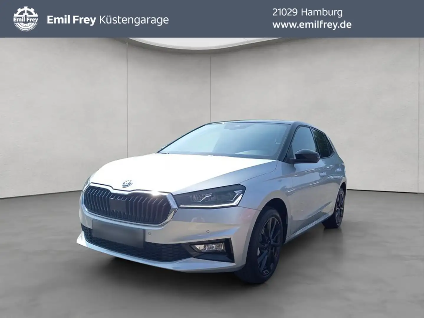 Skoda Fabia 1.0 TSI DSG NAVI LED RFK PDC Silber - 1