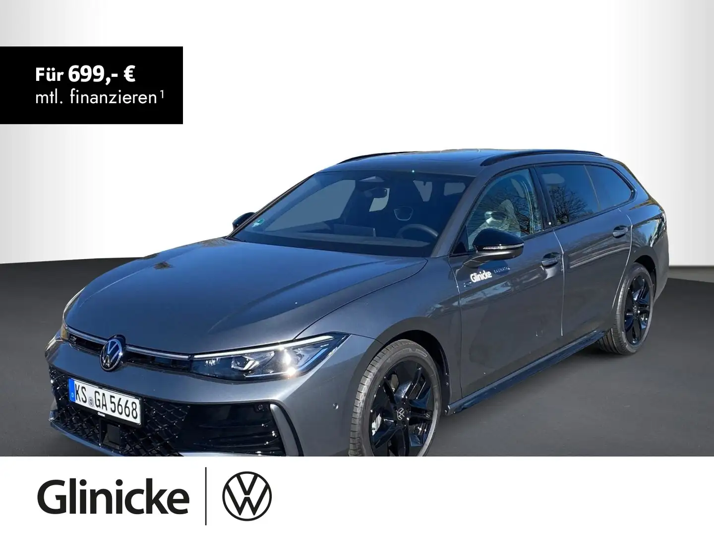 Volkswagen Passat Variant 2.0 TDI R-Line 4Motion DSG, RFK, Grau - 1
