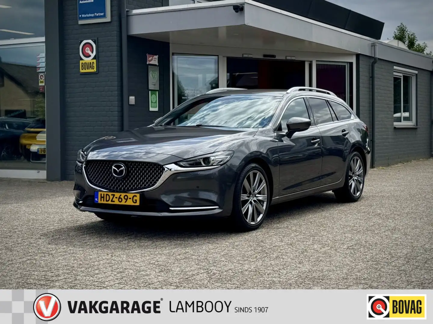 Mazda 6 Sportbreak 2.5 SkyActiv-G 194PK Signature Trekhaak Gris - 1