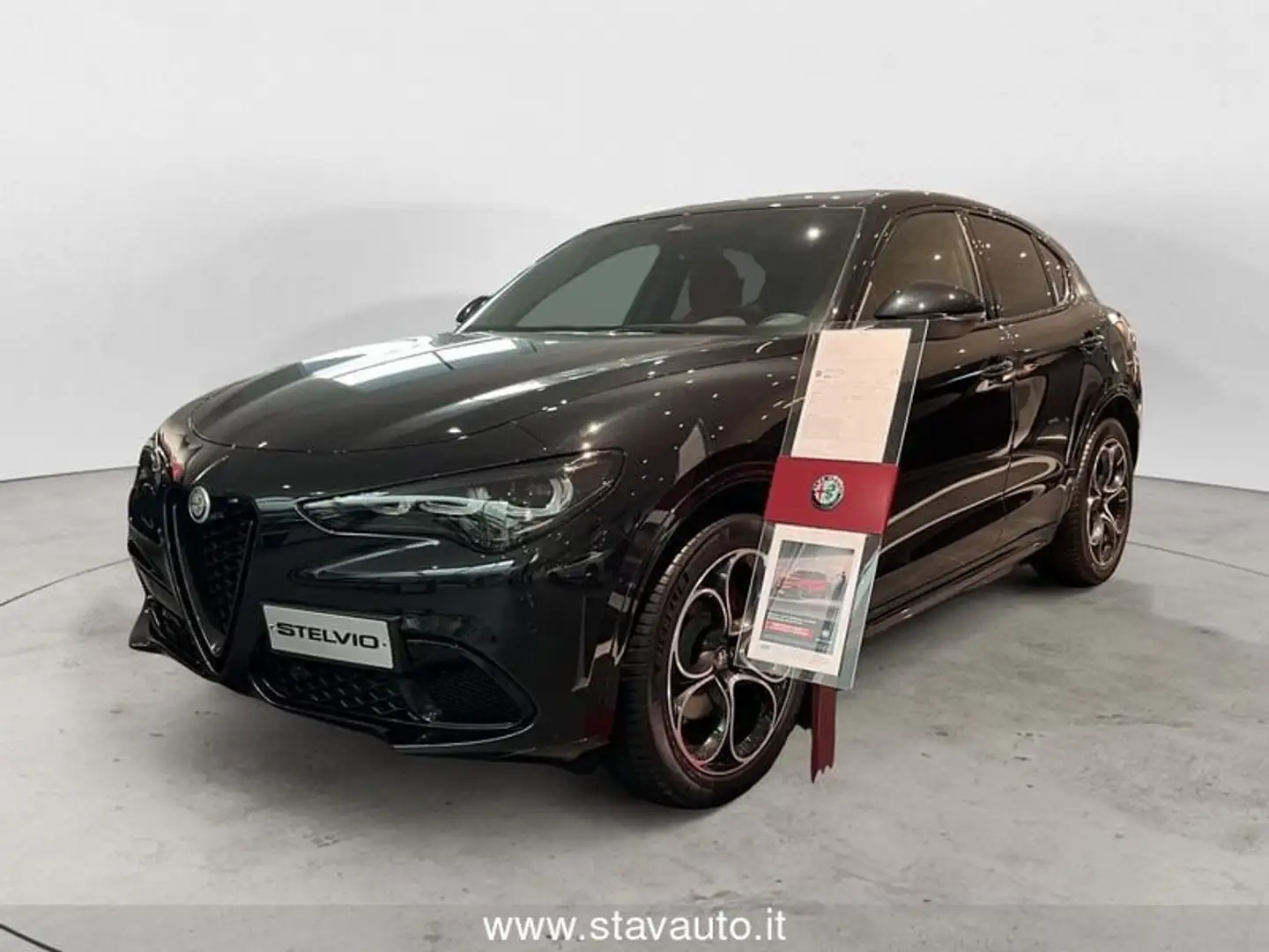Alfa Romeo Stelvio 2.2 Turbodiesel 160 CV AT8 RWD Veloce Schwarz - 1