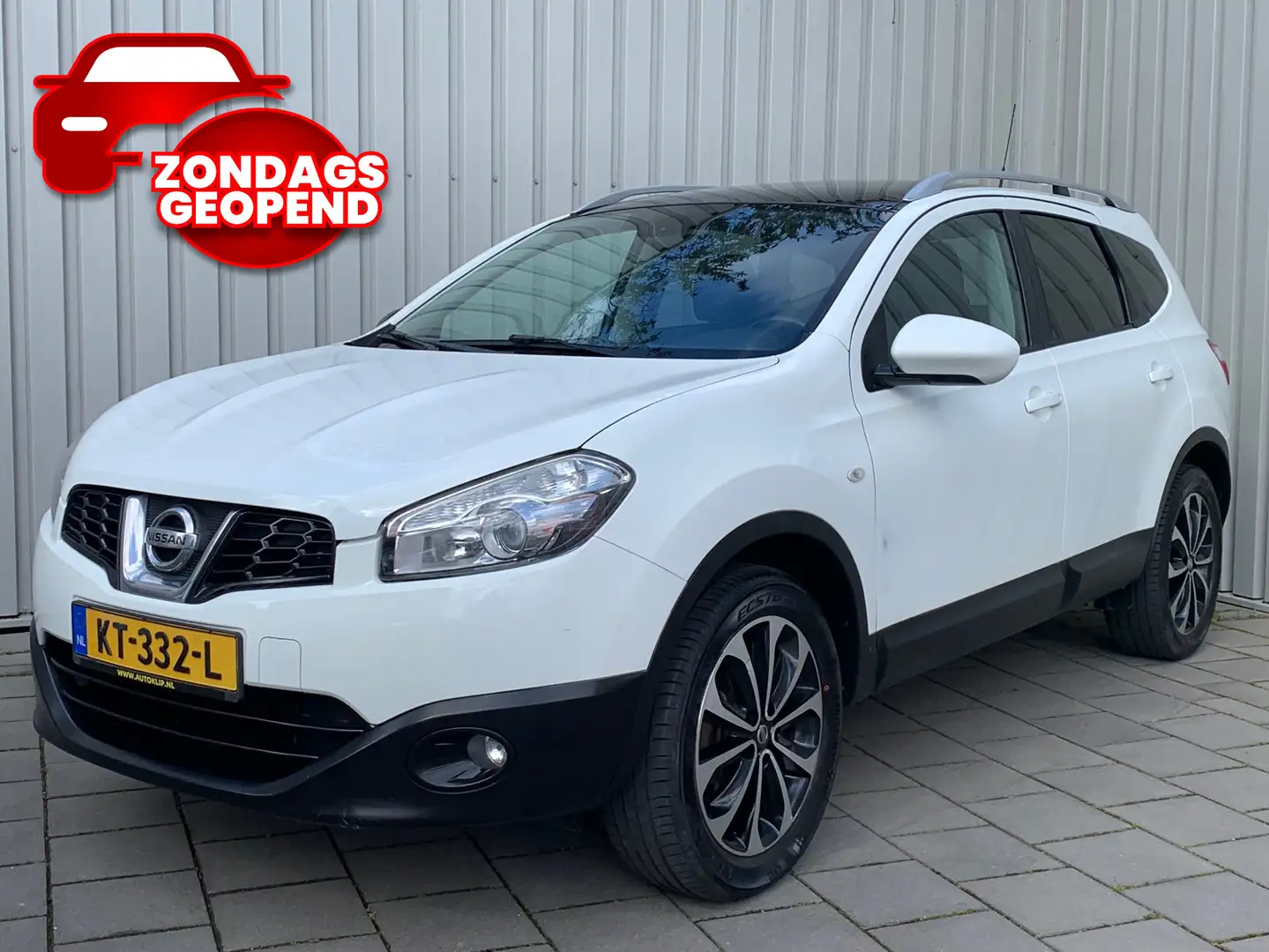 Nissan Qashqai+2 1.6 Connect Edition|Navigatie|Panoramadak|Camera| Blanco - 1