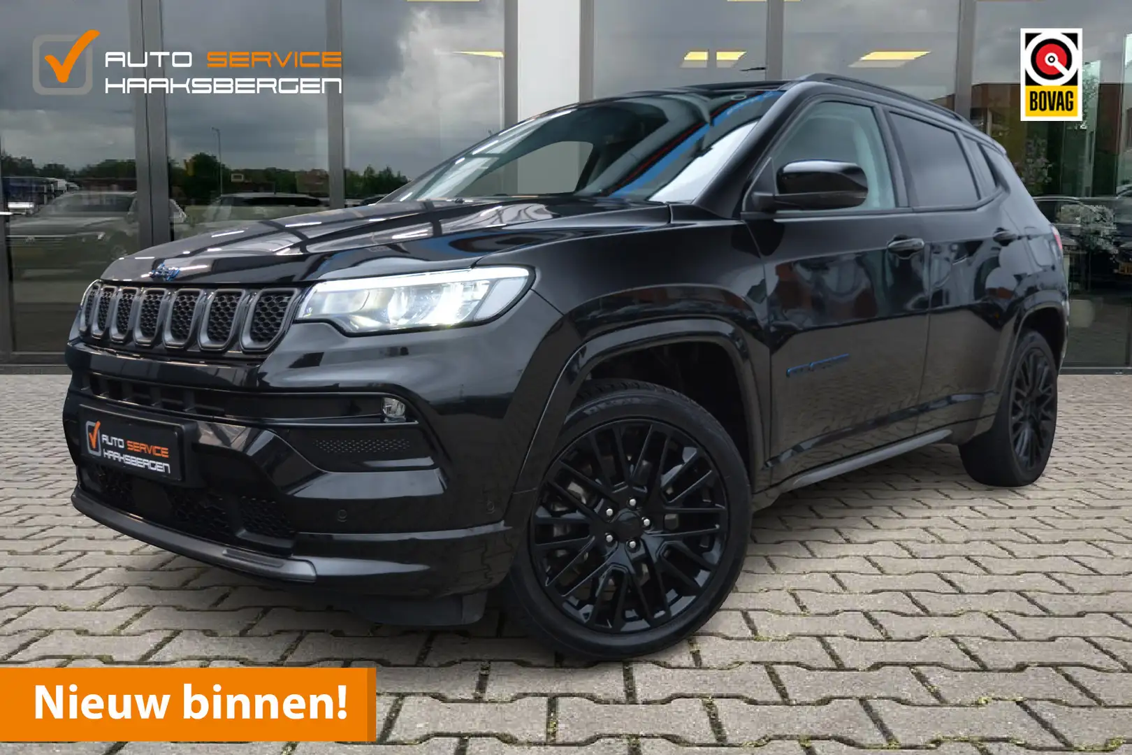 Jeep Compass 4xe 240 Plug-in Hybrid Electric S | ACC | Camera | Zwart - 1
