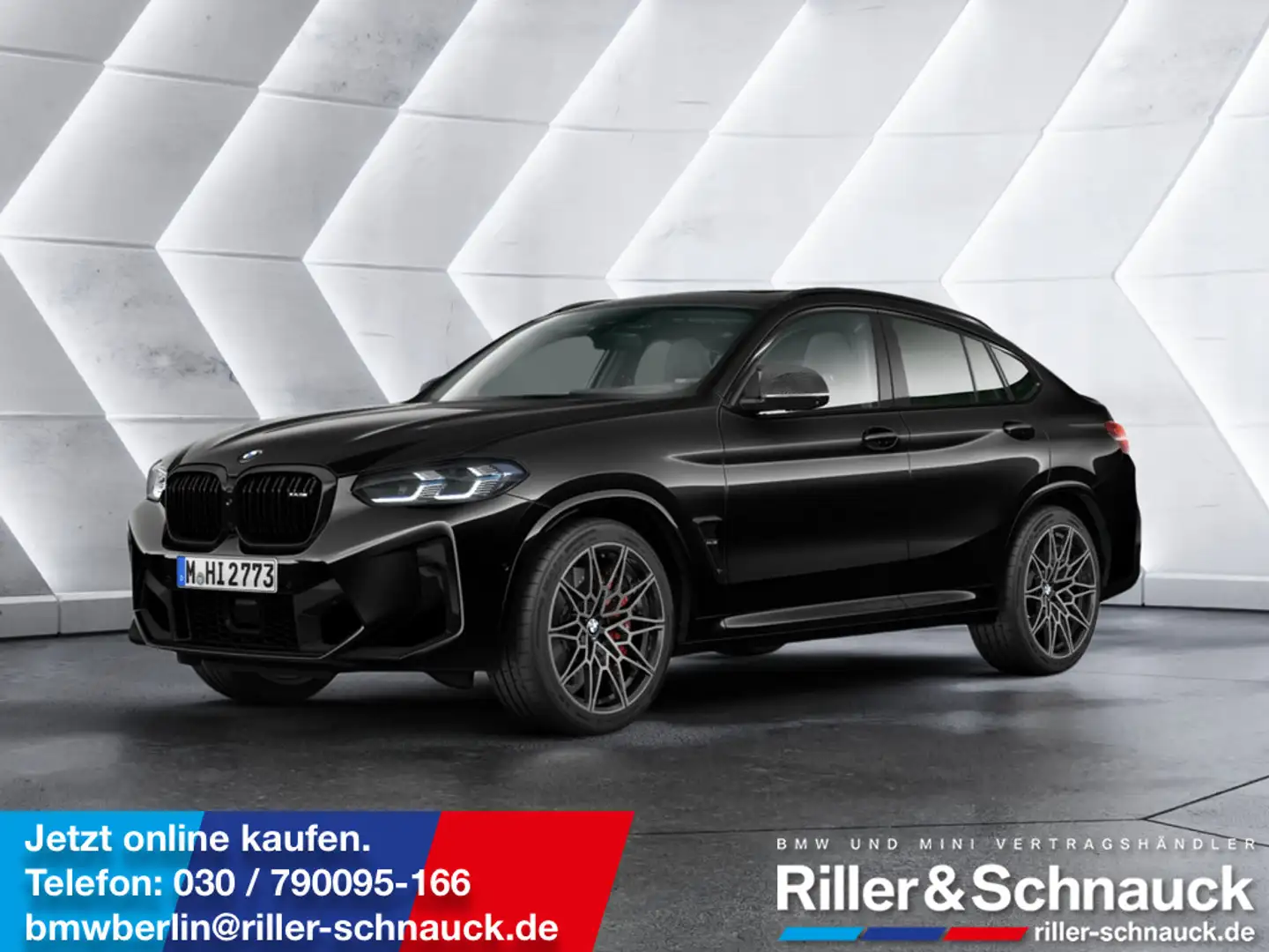 BMW X4 M Competition FACEL. LED PANO LASER 360° Чорний - 1
