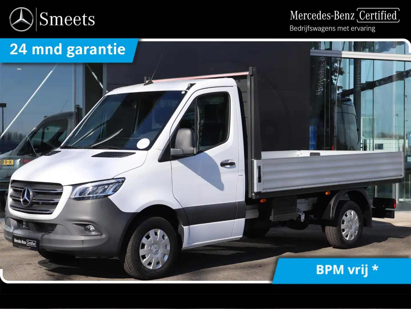 Mercedes-Benz Sprinter 317 CDI LED AUT. OPEN LAADBAK Wit - 1