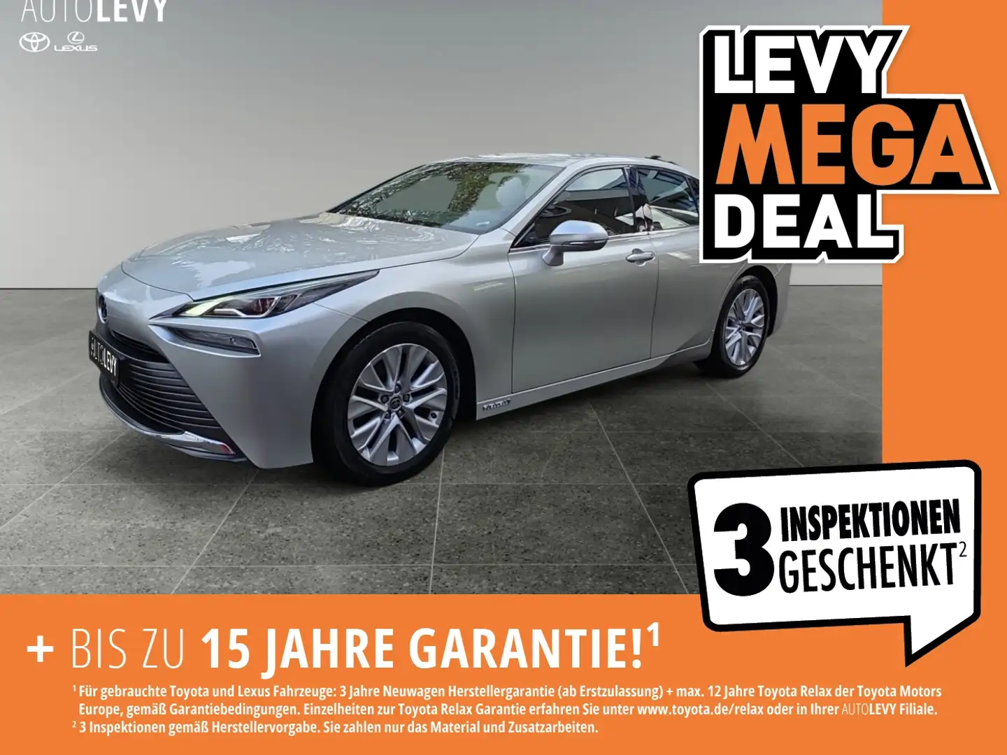 Toyota Mirai +neues Modell+Navigation+Sitzheizung+ Argent - 1