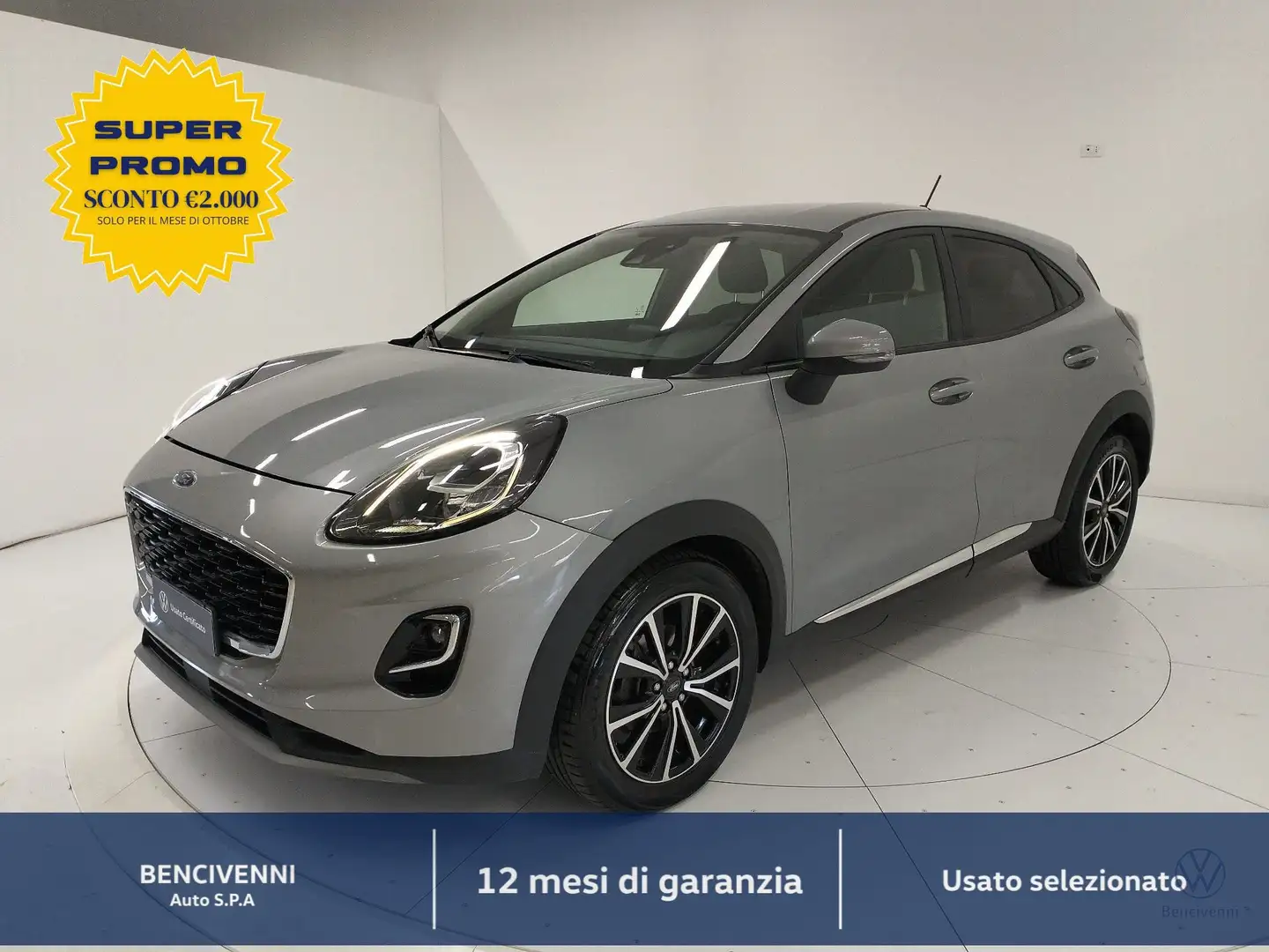 Ford Puma '19-> 1.0 EcoBoost Hybrid 125 CV S&S Titanium Gris - 1