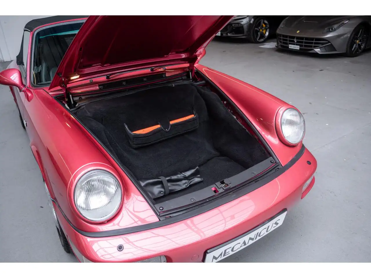 Porsche 911 964 Carrera 2 Cabriolet *Boîte manuelle / Himber Rot Metallic*, foto 12