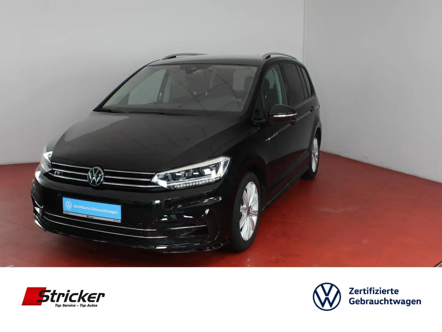 Volkswagen Touran R-Line 1.5TSI DSG 288,-ohne Anzahlung Navi Kamera Schwarz - 1