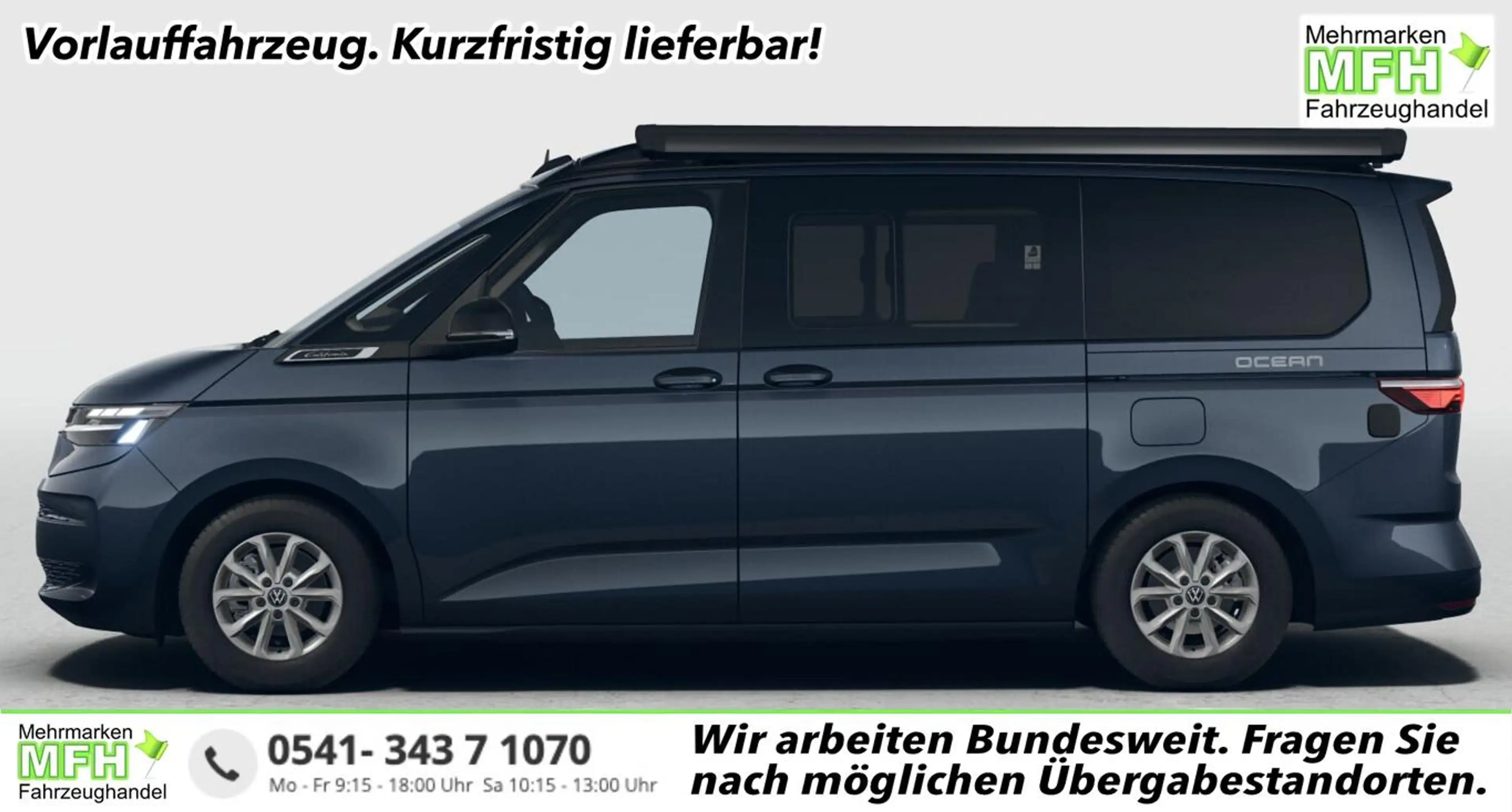 Volkswagen T7 California Ocean TopP AHK Markis Keyl Matrix 110 kW (150 P...