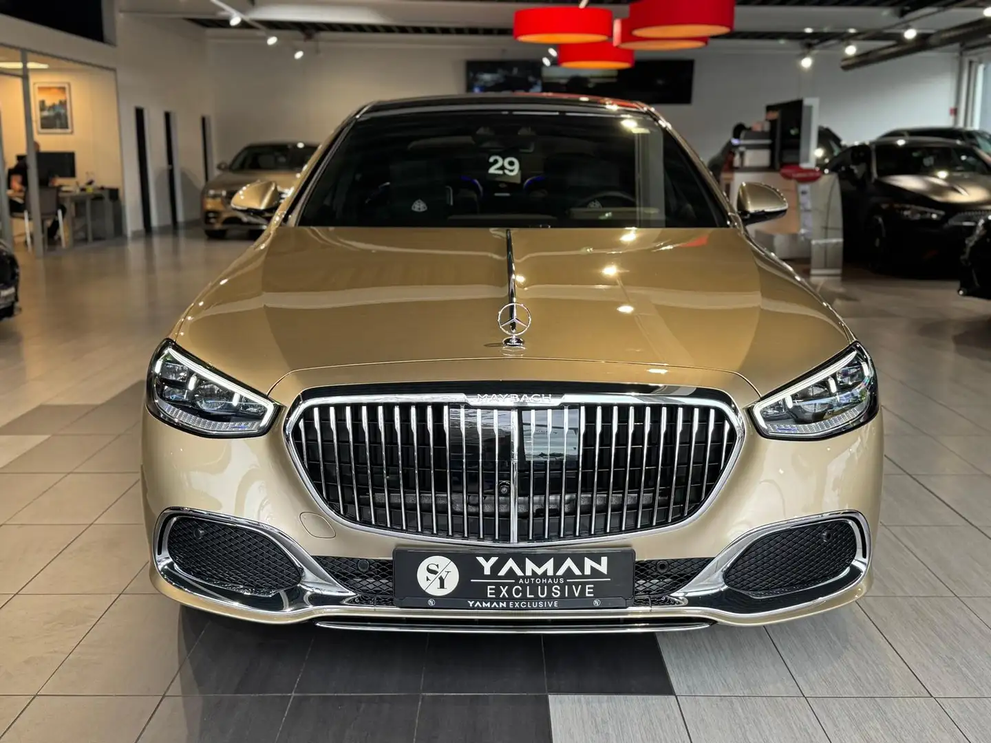Mercedes-Benz S 580 Maybach *E-Aktive*FirstClass*Kühlbox*3xTV Gold - 2