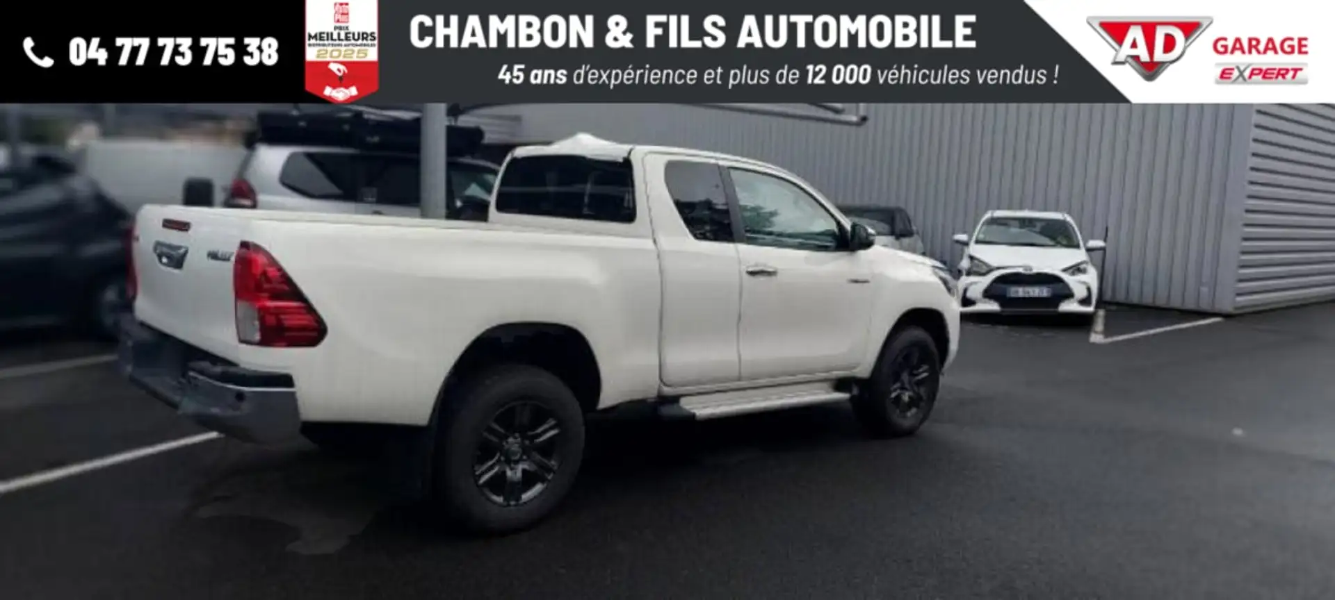 Toyota Hilux X-TRA CABINE CAB 4WD 2.4L 150 D-4D BVA LEGENDE Blanc - 2