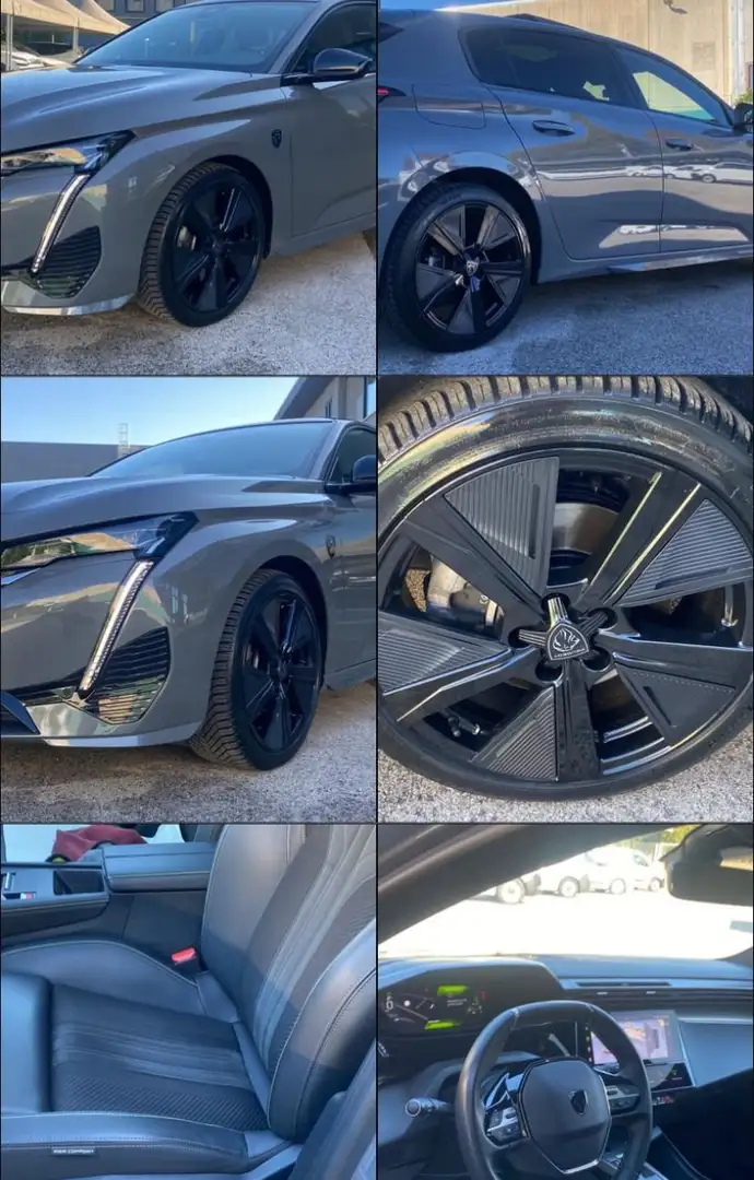 Peugeot 308 308 BlueHDi 130 S&S EAT8 GT pack Gris - 2