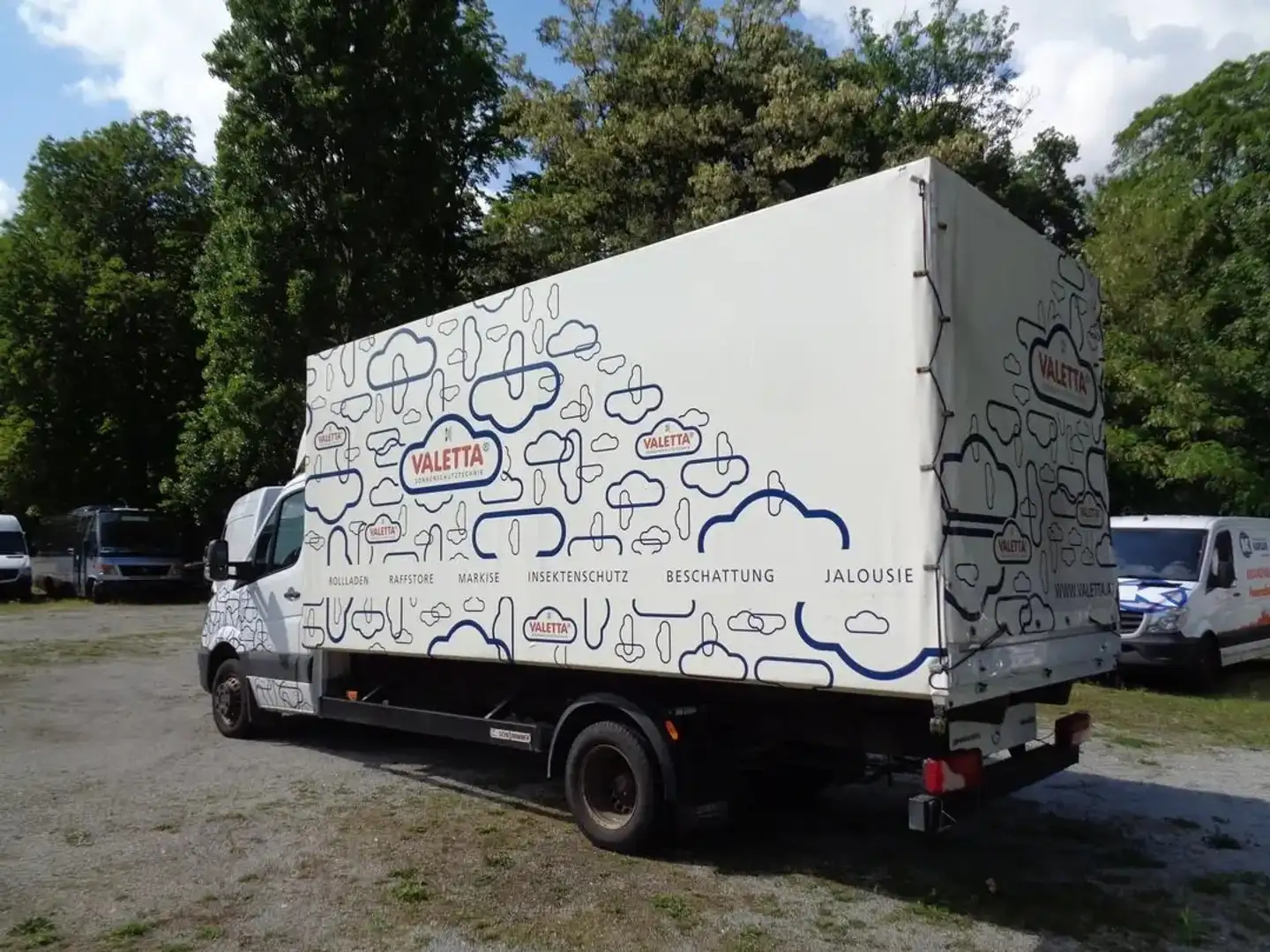 Mercedes-Benz Sprinter 519 CDI MAXI; PRITSCHE+PLANE; KLIMA Weiß - 2