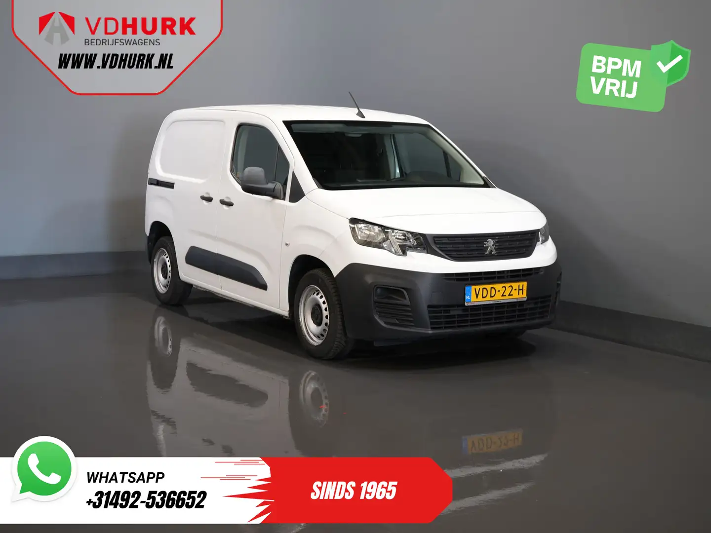 Peugeot Partner 1.6 HDI 75 pk EXPORT ONLY Rijdt Prima/ Volledig On Wit - 1