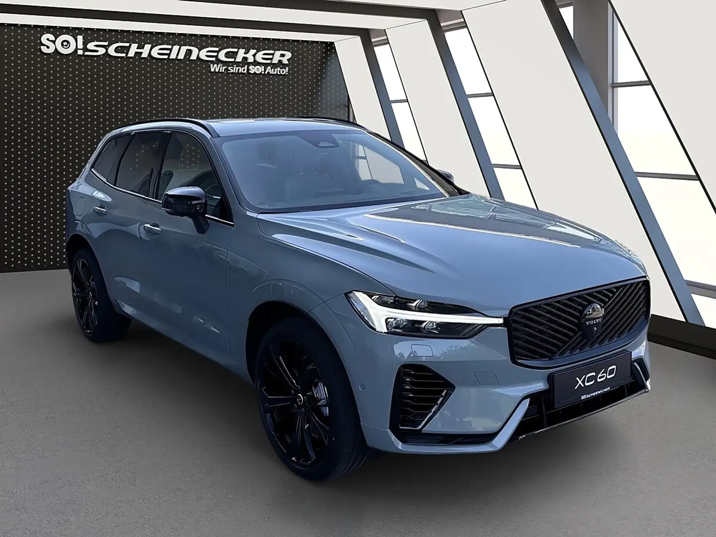 Volvo XC60 T6 AWD PHEV 18,8kWh Plus Black Edition Aut. Grau - 1