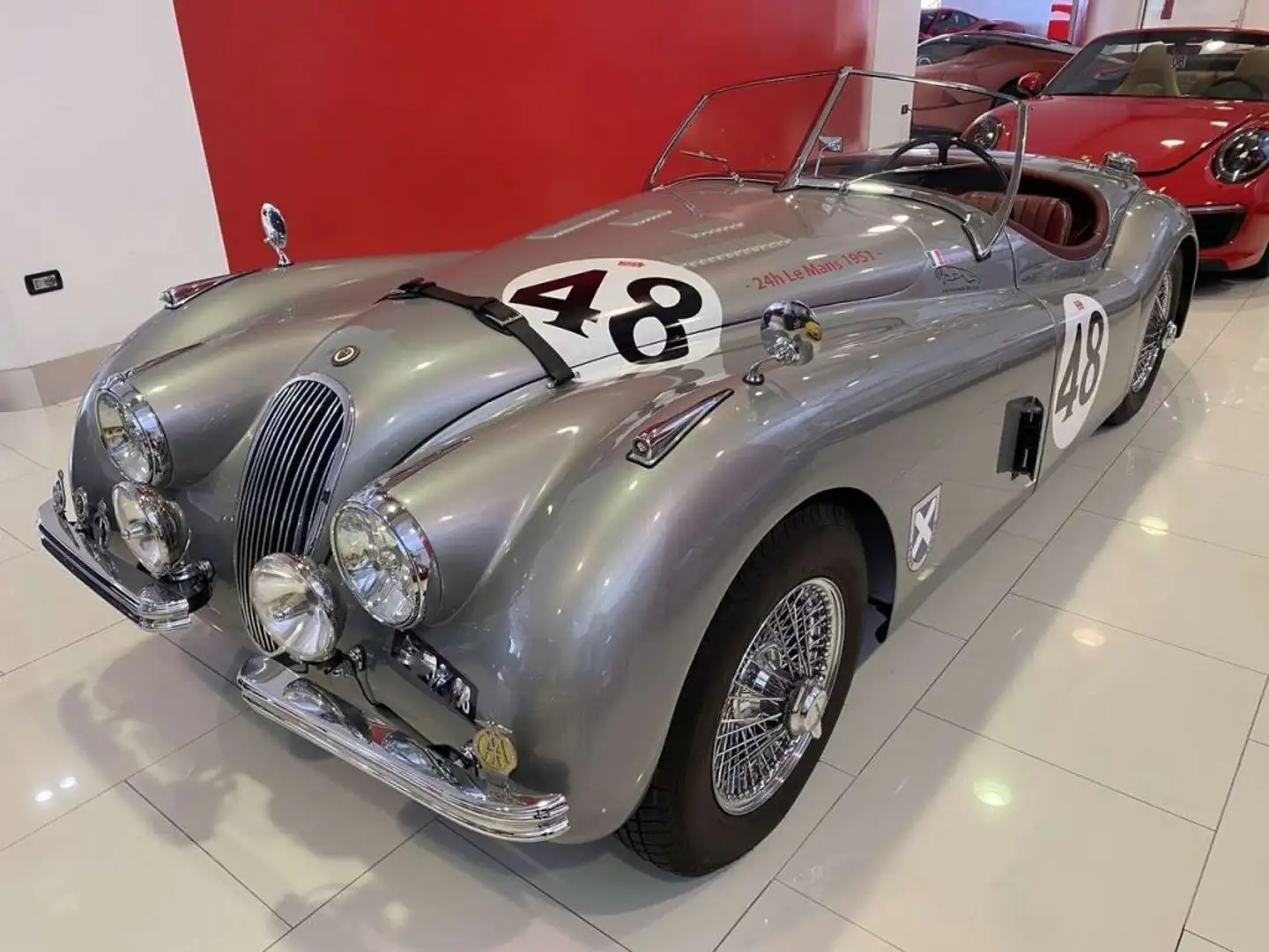 Jaguar XK 120 OTS Argento - 1