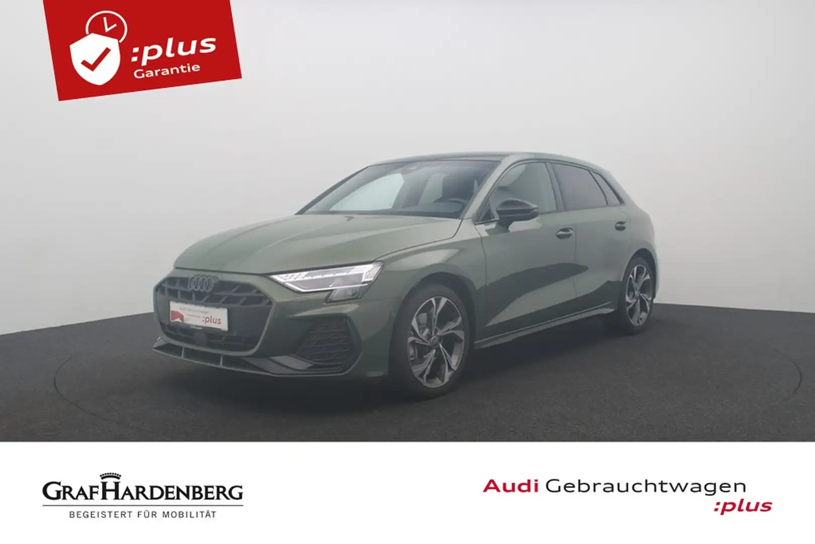 Audi A3 Sportback 35 TFSI S line LED Navi ACC AHK Grün - 1
