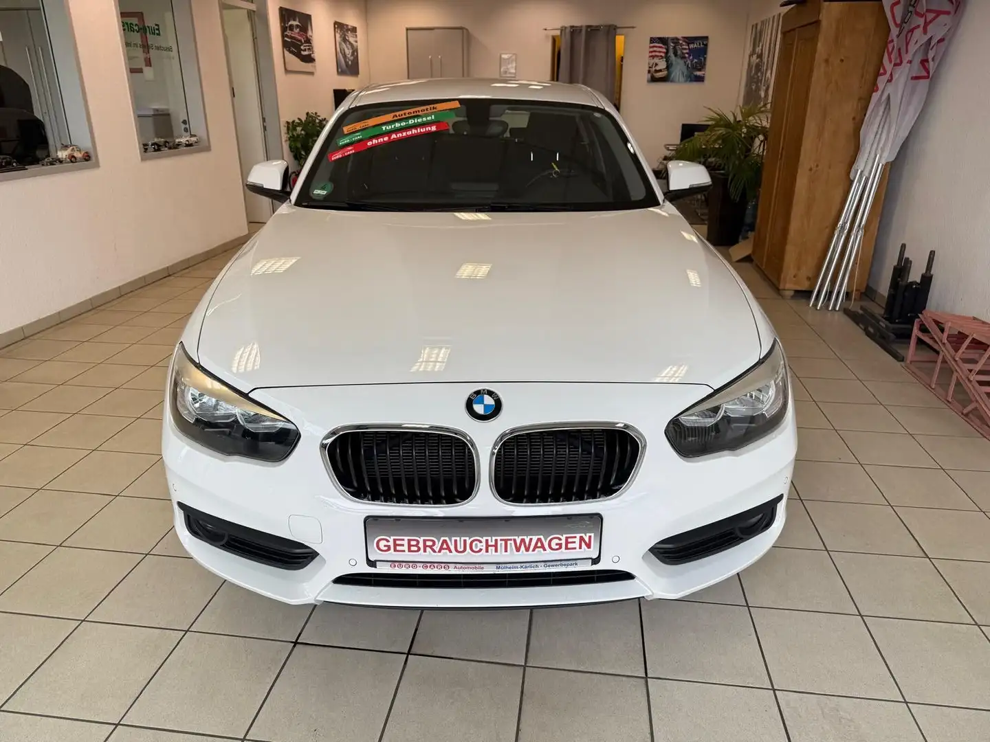 BMW 116 d Advantage /AHK/NAVI/KLIMA/8.FACH BEREIFT Weiß - 2