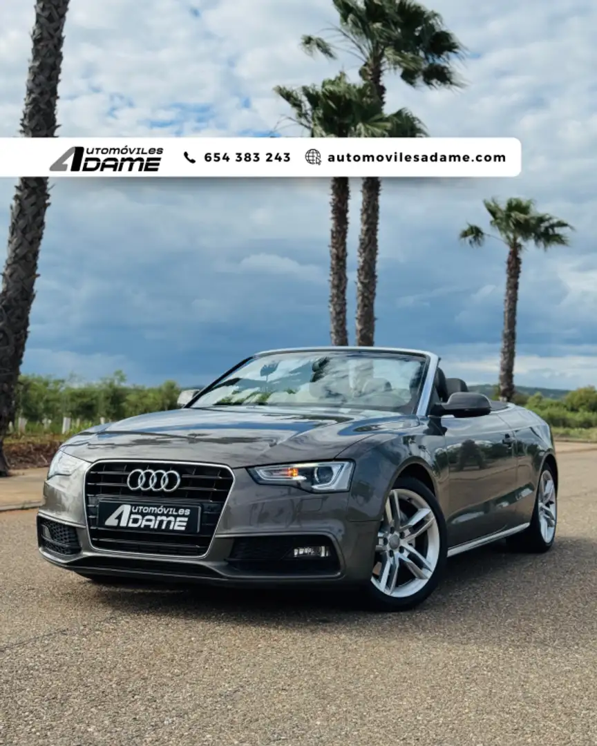 Audi A5 Descapotable Automático de 2 Puertas Gris - 1