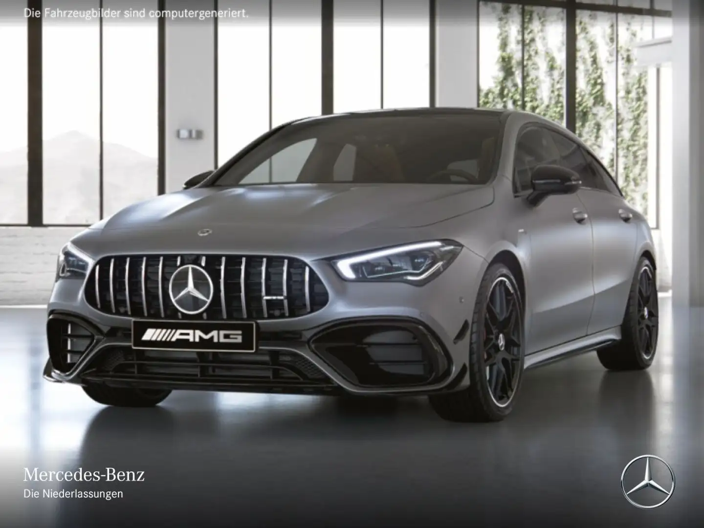 Mercedes-Benz CLA 45 AMG CLA 45 S 4M DRIVERS+PANO+360°+MULTIBEAM+BURMESTER Gris - 2