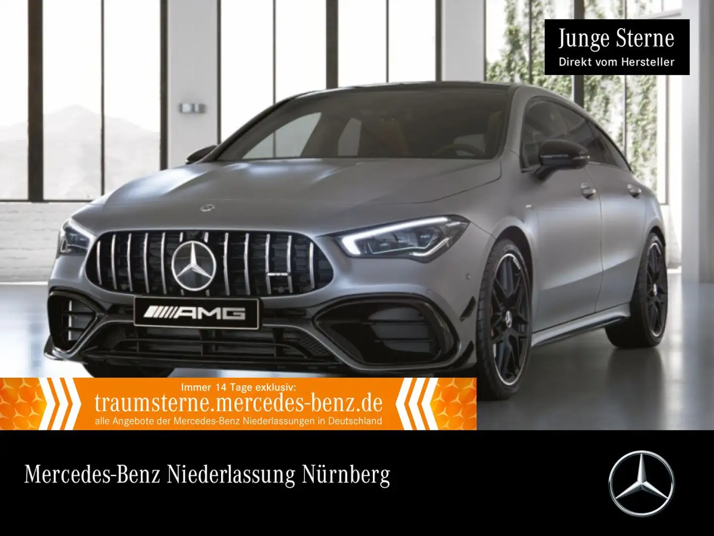 Mercedes-Benz CLA 45 AMG CLA 45 S 4M DRIVERS+PANO+360°+MULTIBEAM+BURMESTER Gris - 1