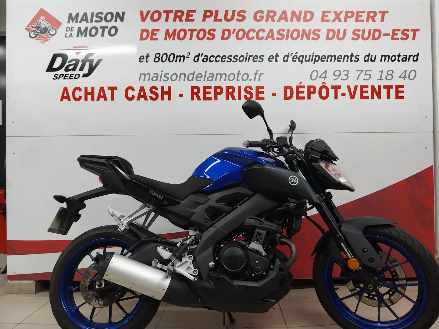 Yamaha MT-125 Bleu - 1