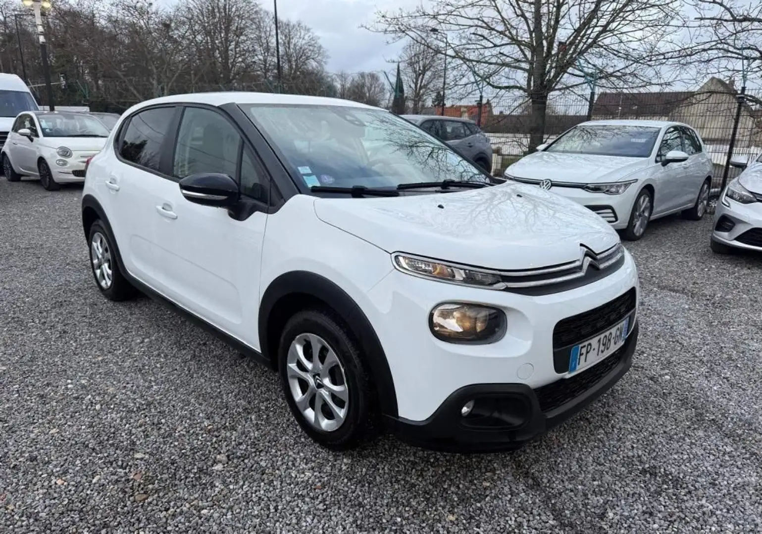 Citroen C3 Citroën BUSINESS PURE TECH 82 S&S FEEL NAV 1 ERE MAIN Blanc - 2